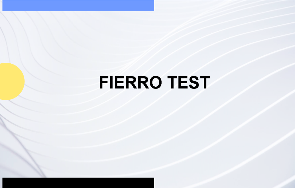EP135 Fierro Test.